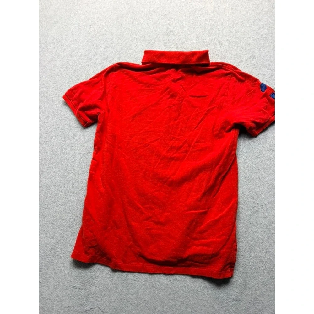 Polo Ralph Lauren Boys Red Big Pony Short Sleeve Polo Shirt XL 18-20